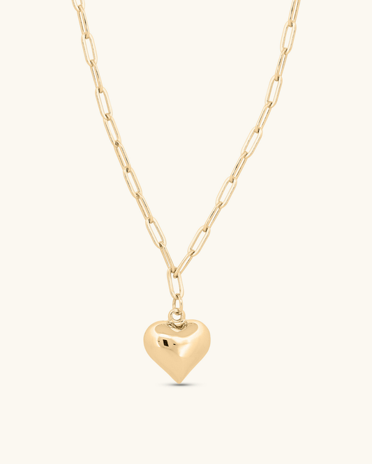 Paperclip Heart Necklace