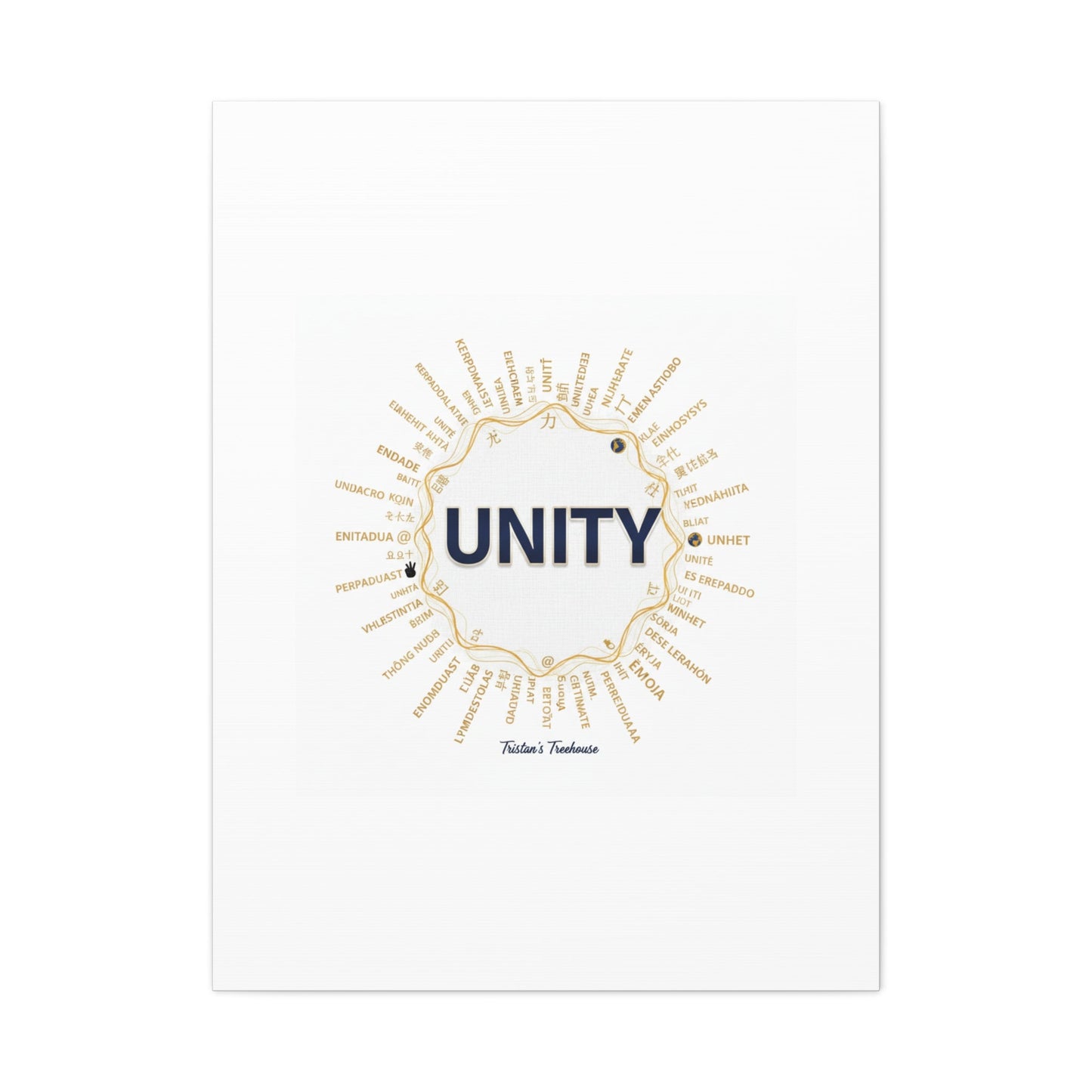 UNITY Canvas, Matte Stretched 1.25" | Dry January sober curious decor