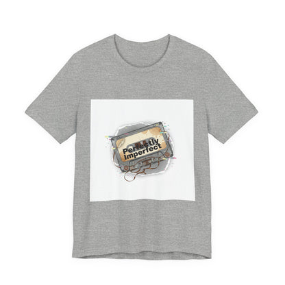 Glitch Cassette 'Perfectly Imperfect' Tee | glitch art shirt, retro tech nostalgic