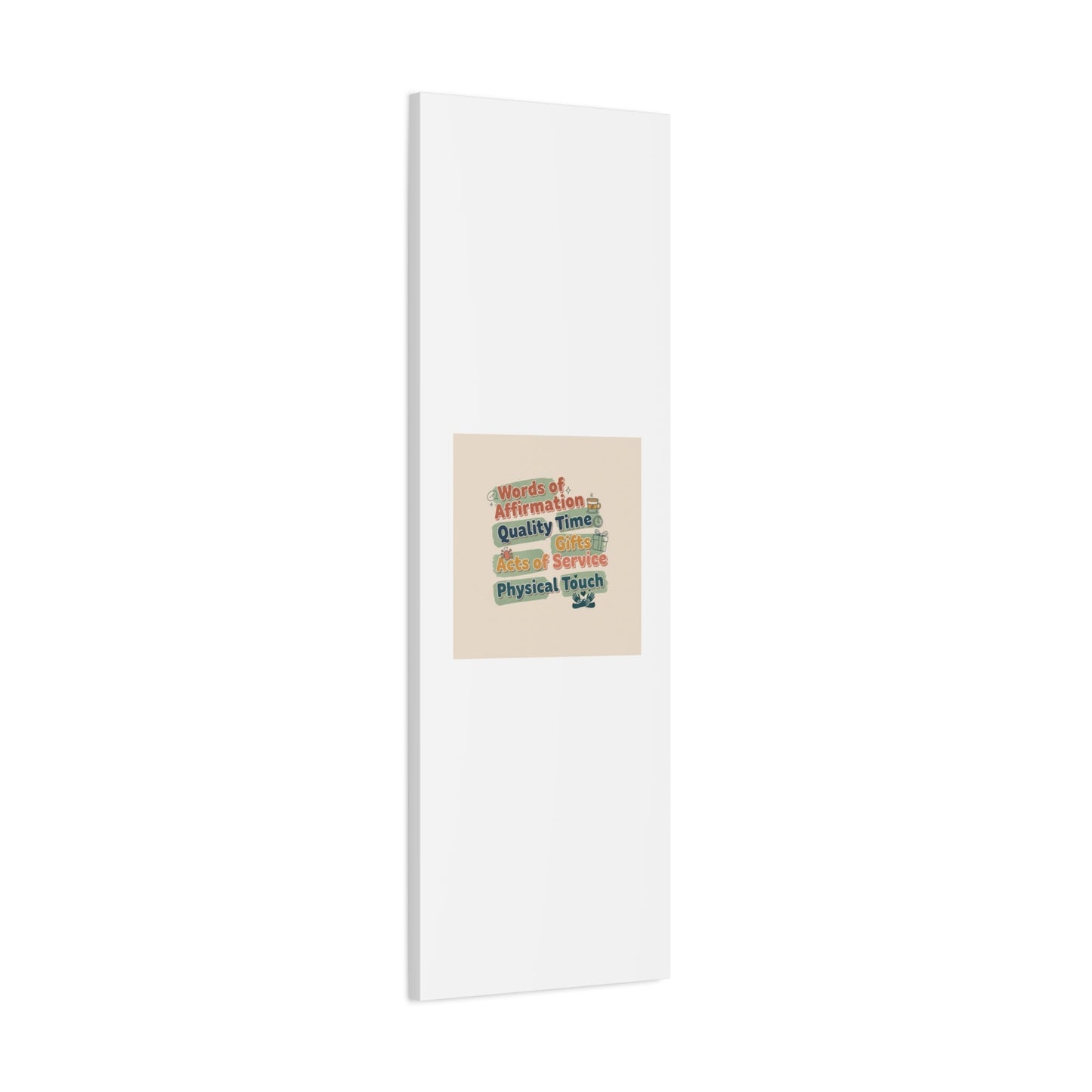 Love Languages List Matte Canvas Wall Art | love language meme, relationship humor