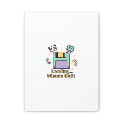 Loading Please Wait Canvas | Old Internet Aesthetic, 90s Web Nostalgia