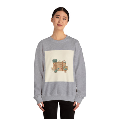 Vintage Travel Postcard Sweatshirt | travel stamps, wanderlust design