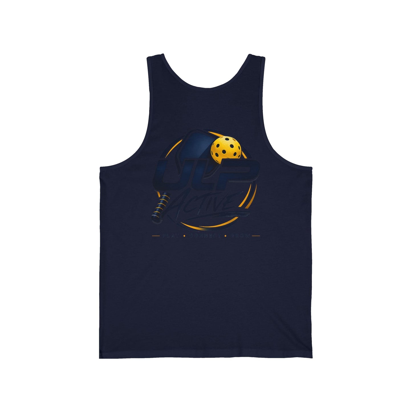 ULP Active Pickleball Tank Top Just One More Game— Play • Connect • Grow Athletic Jersey