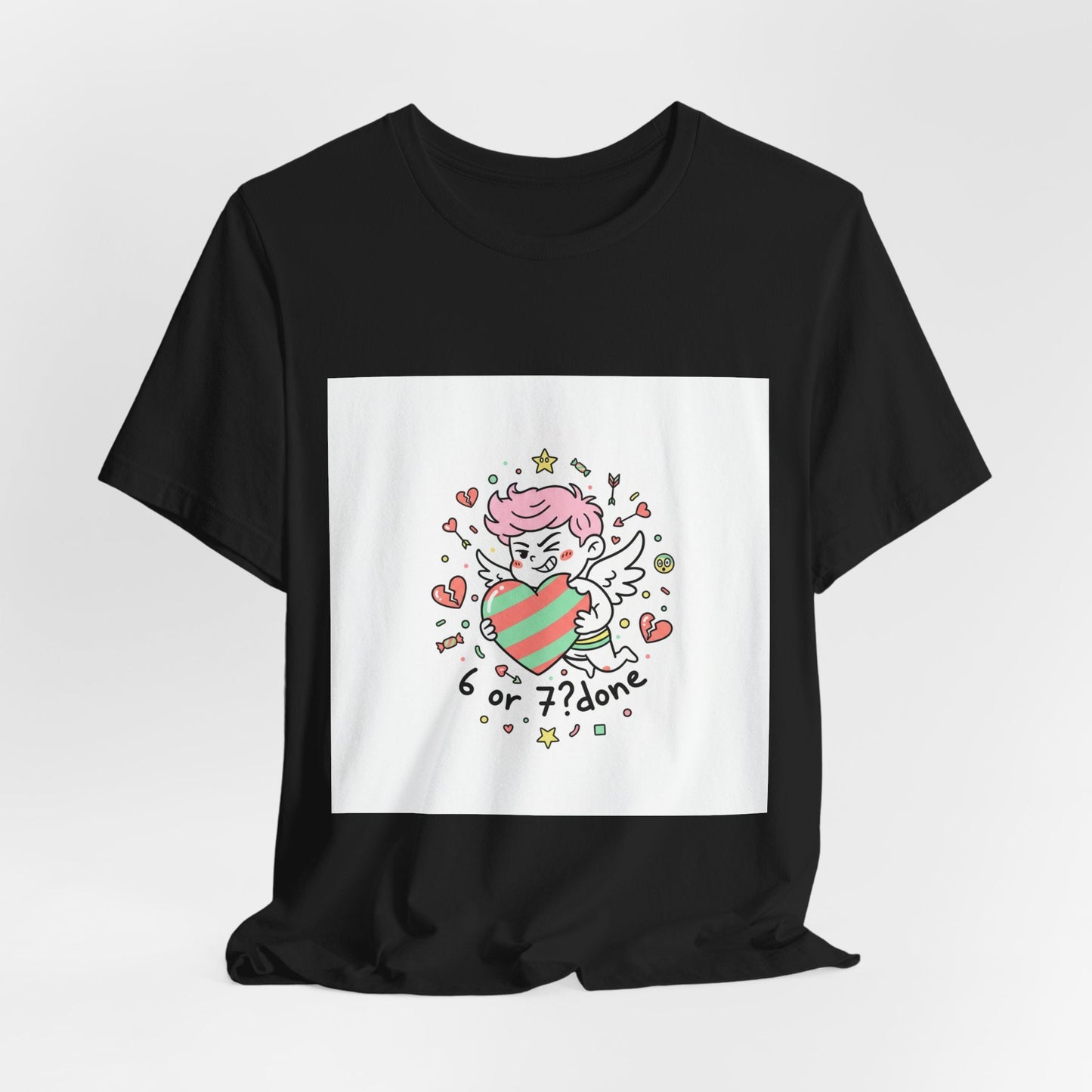 6 7 Weird Cupid Crewneck | Viral Valentine's Sweatshirt | Funny Quirky Love
