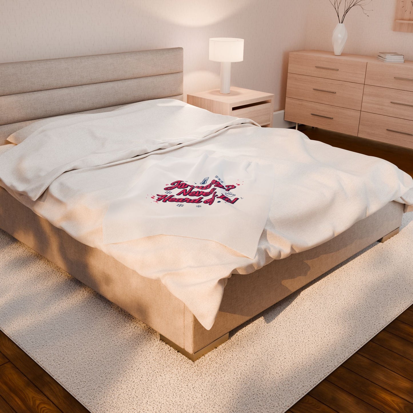January? Never Heard of It! Velveteen Blanket | January meme, January slump humor