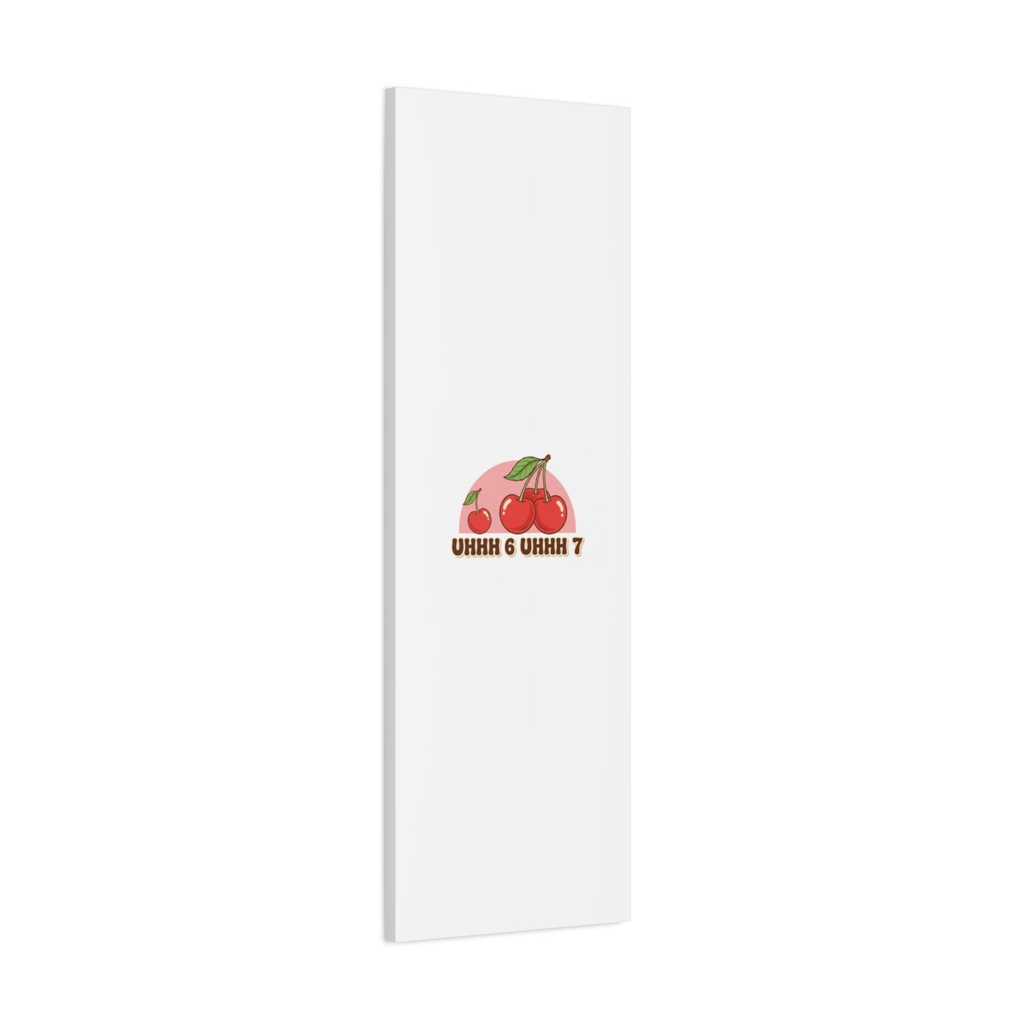 Six Severn Cherry Retro Graphic Canvas | kawaii fruit print, vintage cherry design