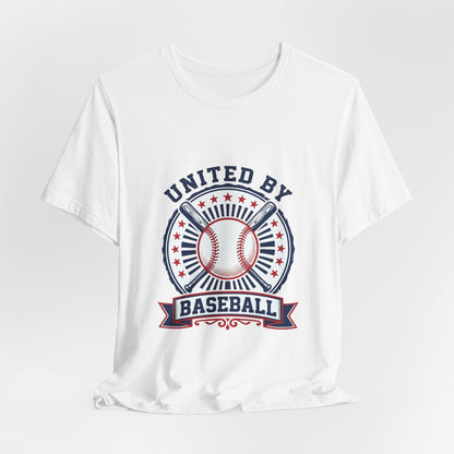 United by Baseball Tee | Patriotic Baseball Shirt, Vintage Red White Blue