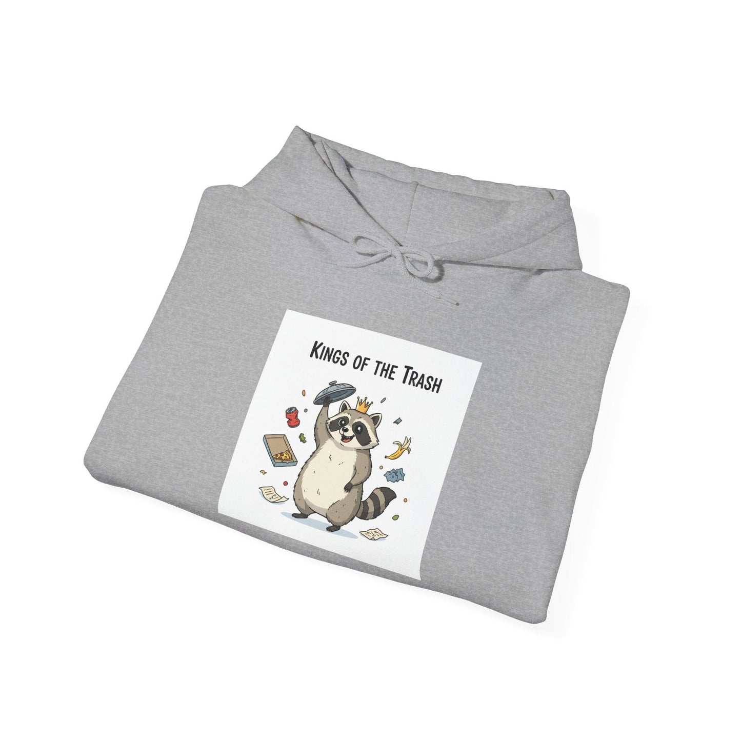 Kings of the Trash Raccoon Hoodie | trash panda, raccoon doodle