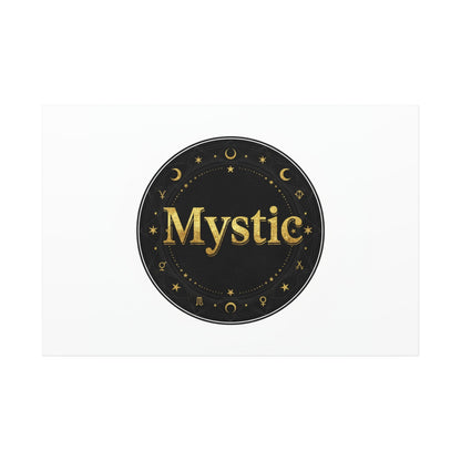 Mystic Circle tarot poster | occult type, esoteric print