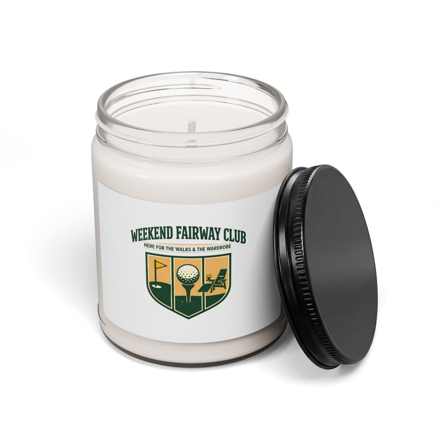 Weekend Fairway Club Candle – Golf Soy Candle, 9oz | Clubhouse Edition