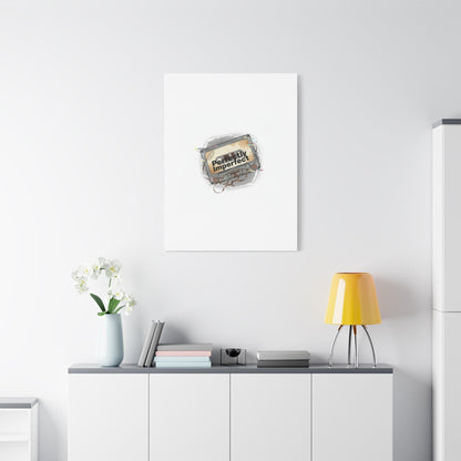Perfectly Imperfect Cassette, Canvas Print | Analog Error, glitch art static