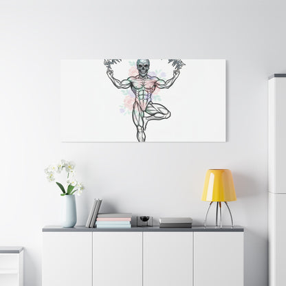 Scream Your Self-Care Canvas | Heavy Metal Wellness, Gothic Wellness Quote
