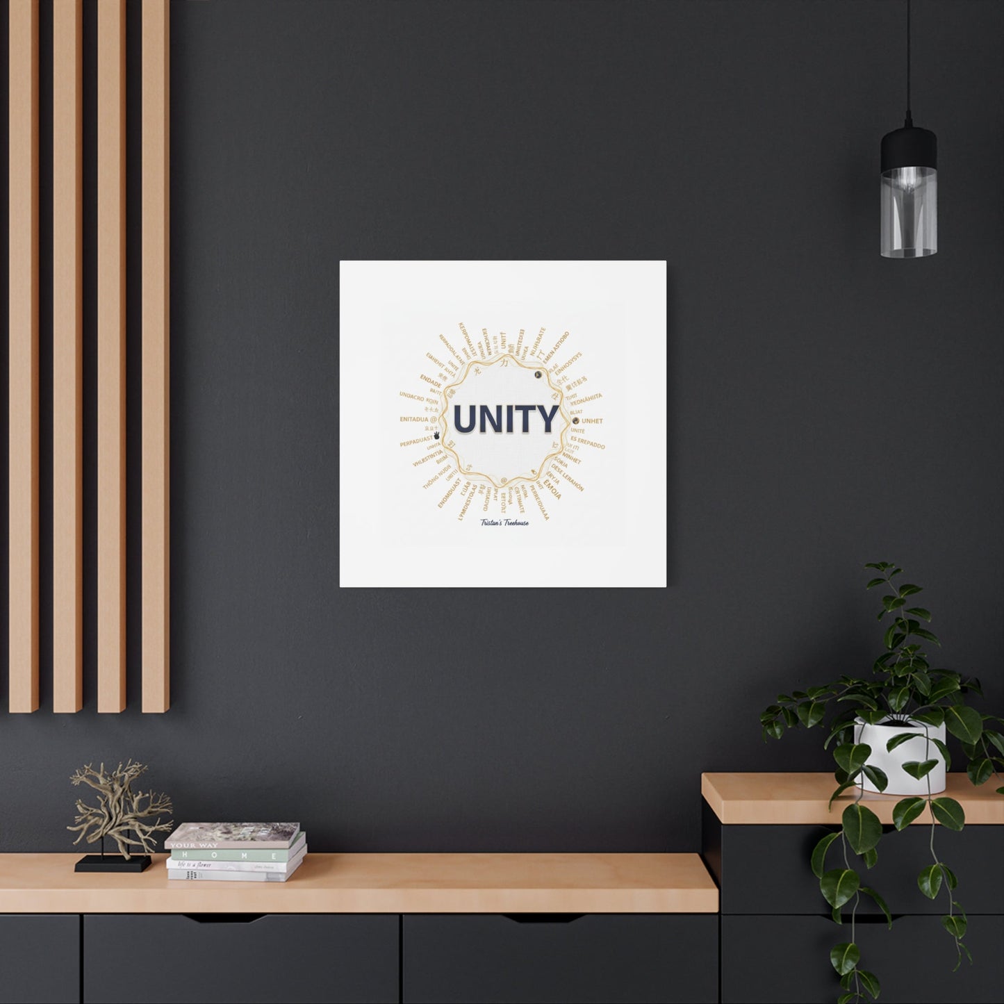 UNITY Canvas, Matte Stretched 1.25" | Dry January sober curious decor