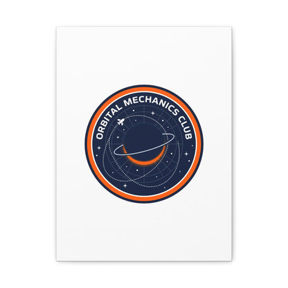 Orbital Mechanics Club Canvas | mission patch, space science