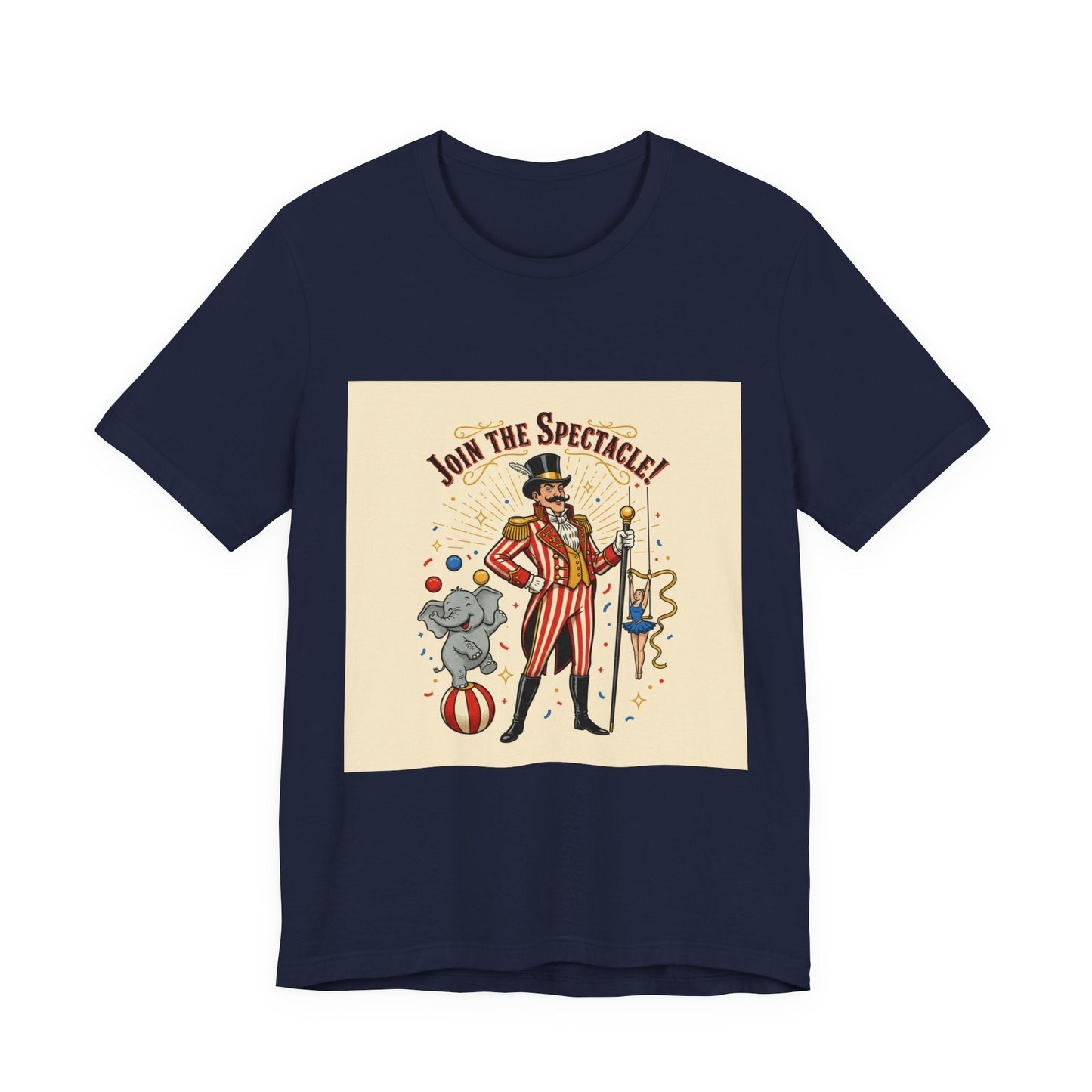 Vintage Circus Ringmaster Tee | vintage carnival design, big top shirt
