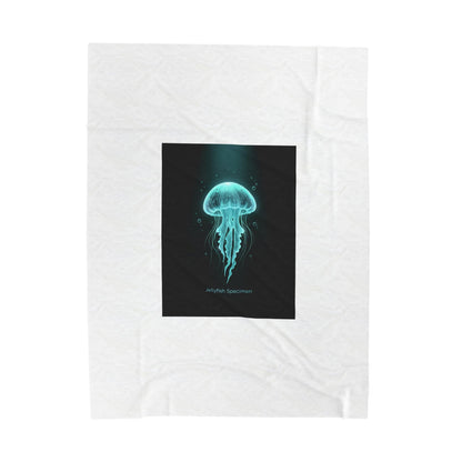 Bioluminescent Jellyfish Blanket | Neon Deep Sea Aesthetic