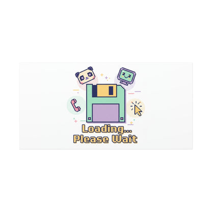 Loading Please Wait Canvas | Old Internet Aesthetic, 90s Web Nostalgia