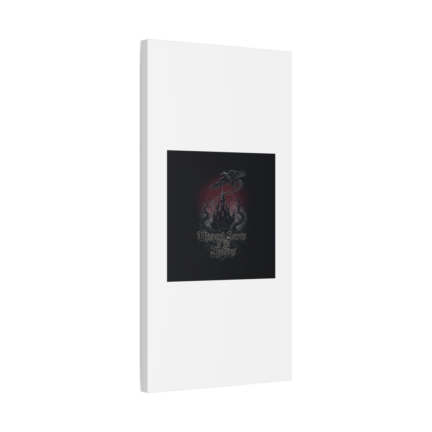 Whispered Secrets of the Shadows Castle Wall Art, Matte Canvas | Gothic Medieval Decor