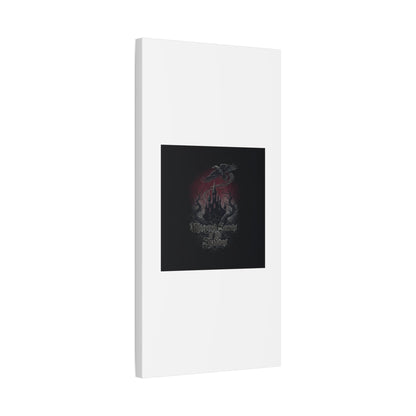 Whispered Secrets of the Shadows Castle Wall Art, Matte Canvas | Gothic Medieval Decor