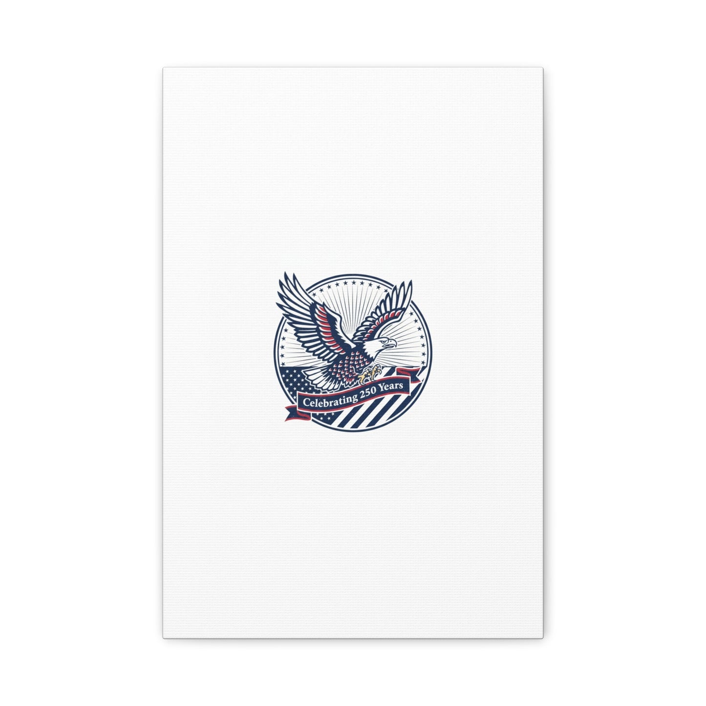 250th Anniversary Eagle Emblem Canvas | Semiquincentennial Americana