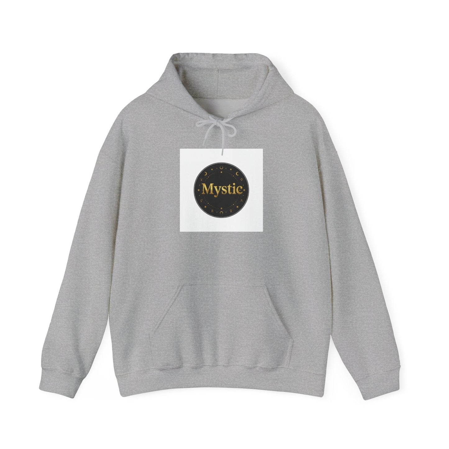 Mystic circle occult type Hoodie | tarot typography, esoteric print