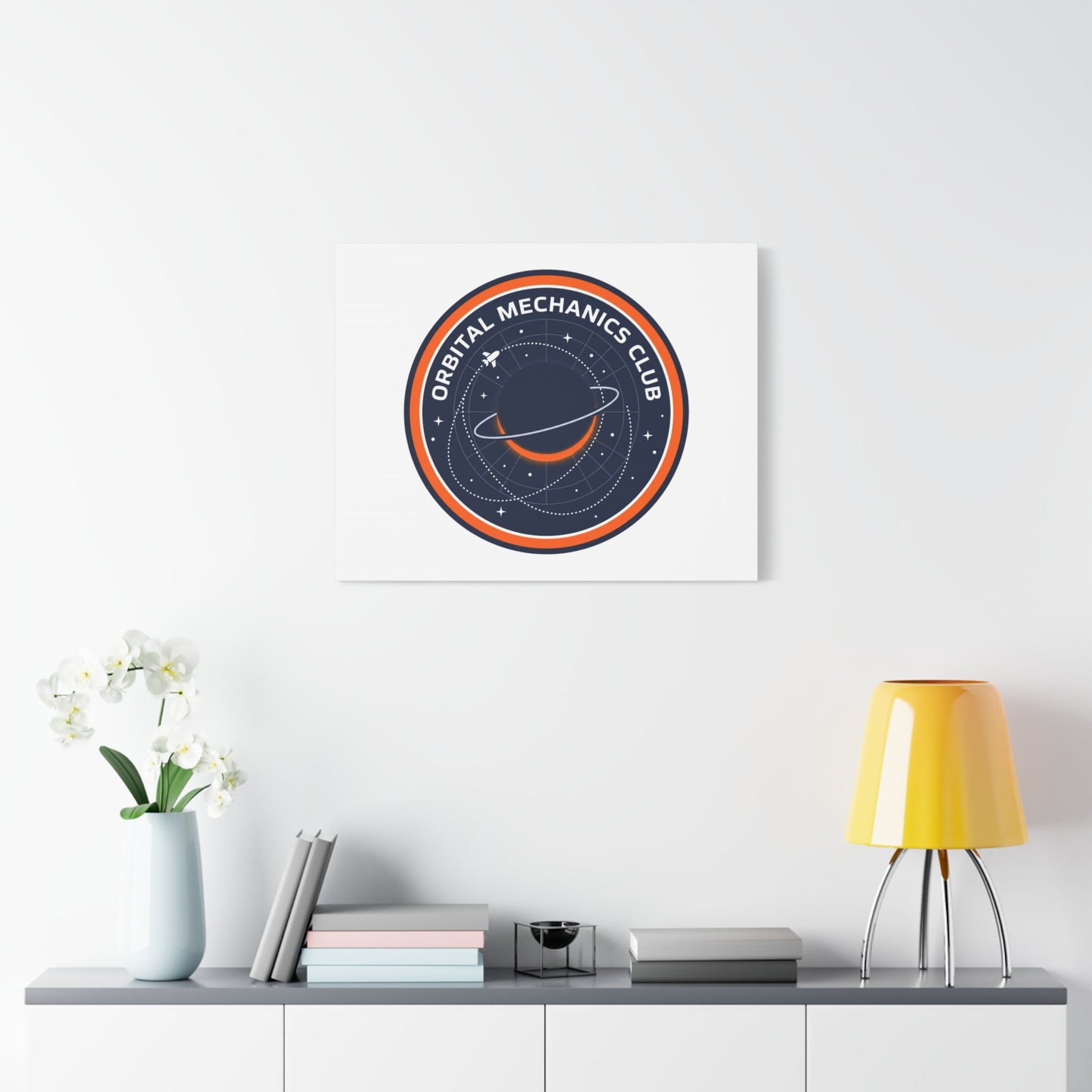 Orbital Mechanics Club Canvas | mission patch, space science
