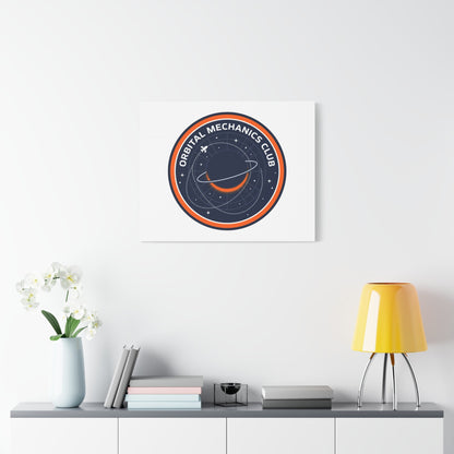 Orbital Mechanics Club Canvas | mission patch, space science