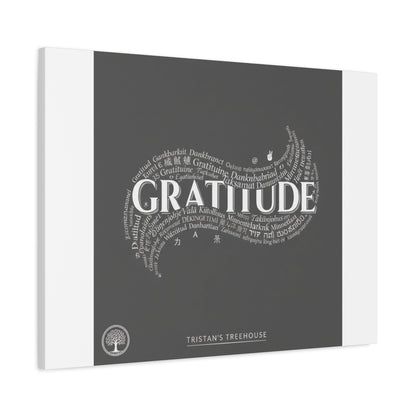 Gratitude Wall Art Matte Canvas | Tiny Treats, sweet uplifting print