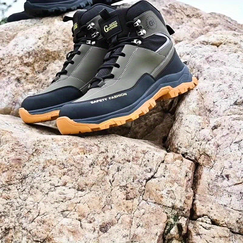 Heavy-Duty High-Quality Steel Toe Men's Work Boots