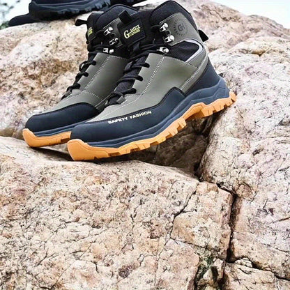 Heavy-Duty High-Quality Steel Toe Men's Work Boots