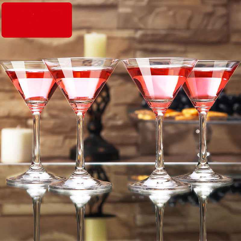 Lead free crystal cocktail glass