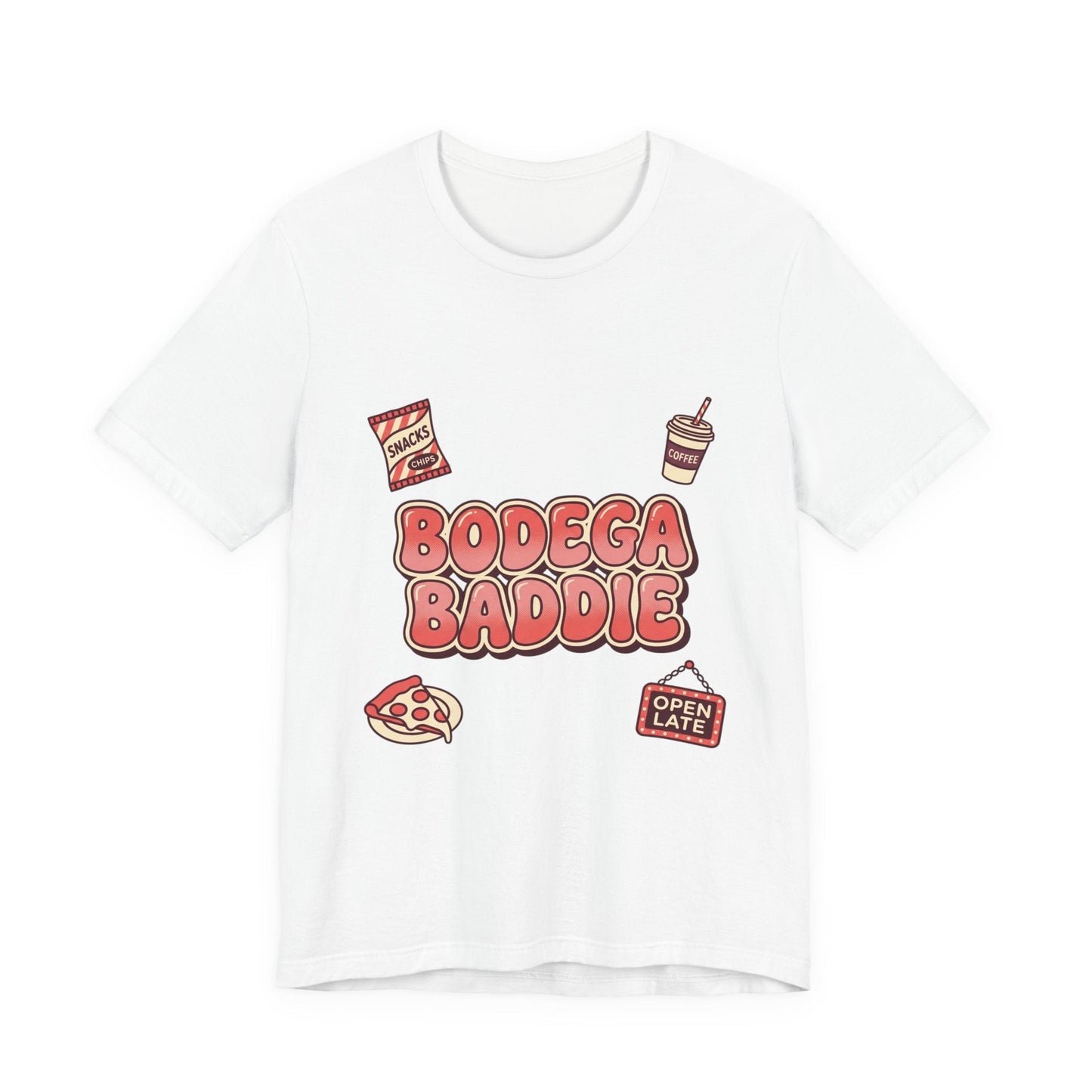 Bodega Baddie Tee | NYC Spanglish Y2K cherries deli sign
