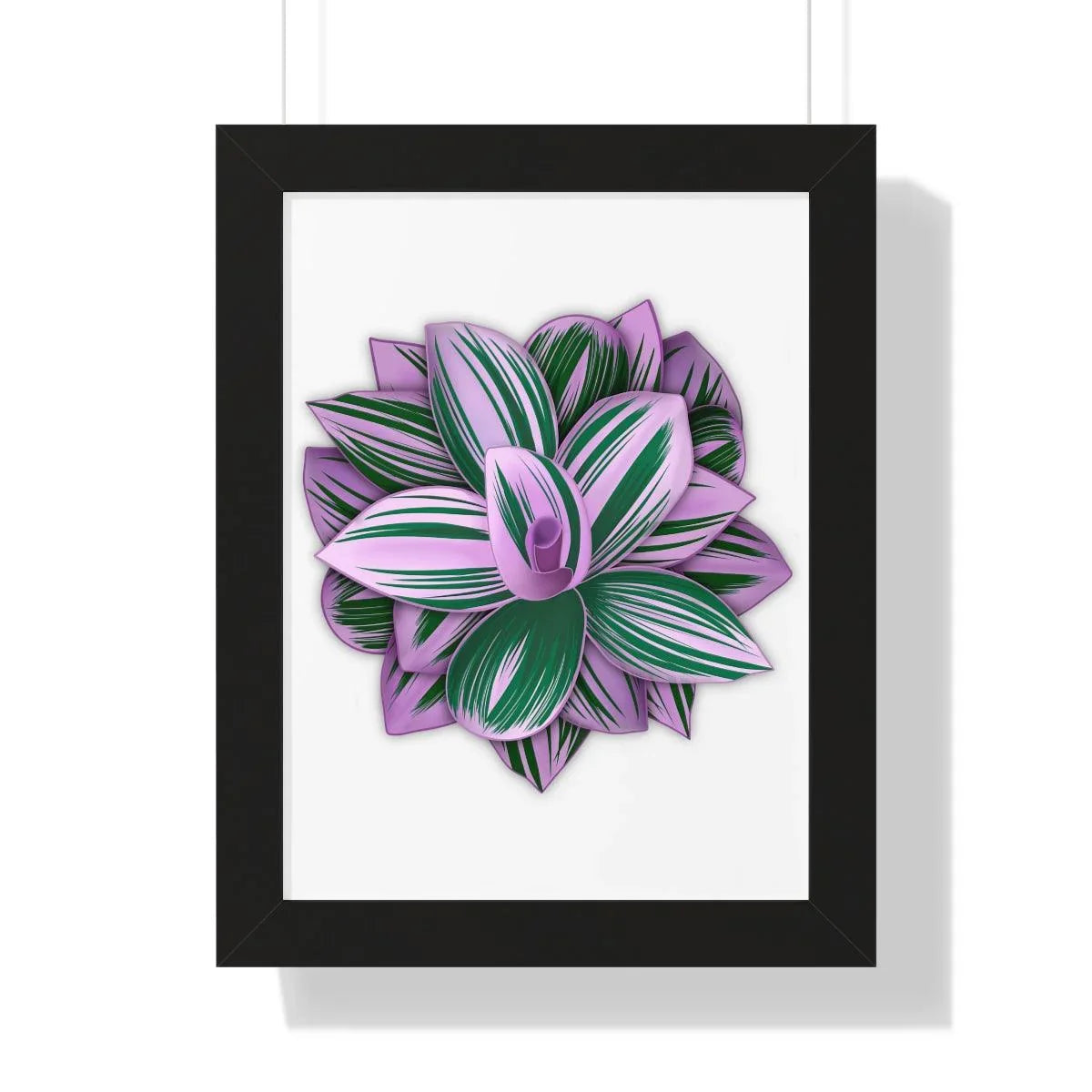 Tradescantia Nanouk Framed Print – Botanical Wall Art