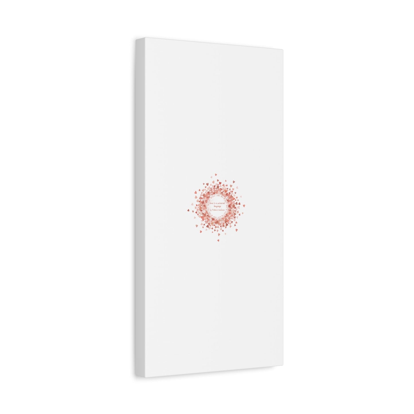 Tiny Heart Confetti Canvas | Matte Stretched Wall Art