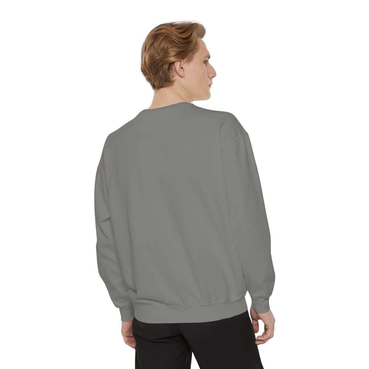 Dog Lover Sweatshirt — Neon Puppy Graphic Crewneck