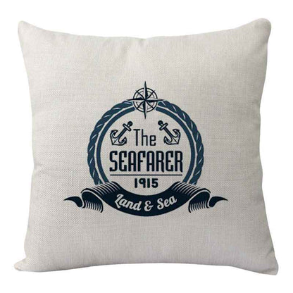 New Lighthouse Anchor Digital Printing Linen Pillowcase