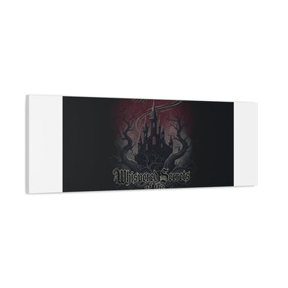 Whispered Secrets of the Shadows Castle Wall Art, Matte Canvas | Gothic Medieval Decor