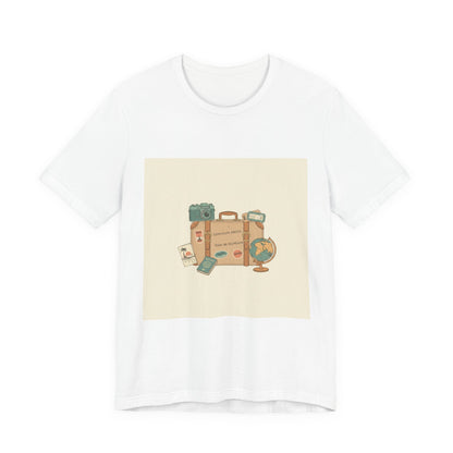 Vintage Travel Postcard tee | passport stamp, wanderlust design