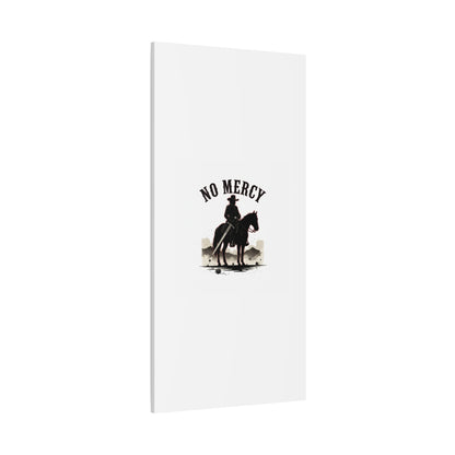 No Mercy Cowboy Skull Canvas | western skull art, gothic Americana