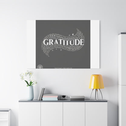 Gratitude Wall Art Matte Canvas | Tiny Treats, sweet uplifting print