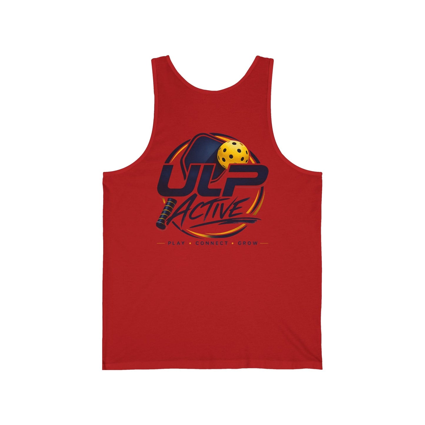 ULP Active Pickleball Tank Top Just One More Game— Play • Connect • Grow Athletic Jersey