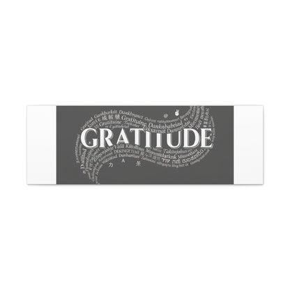 Gratitude Wall Art Matte Canvas | Tiny Treats, sweet uplifting print