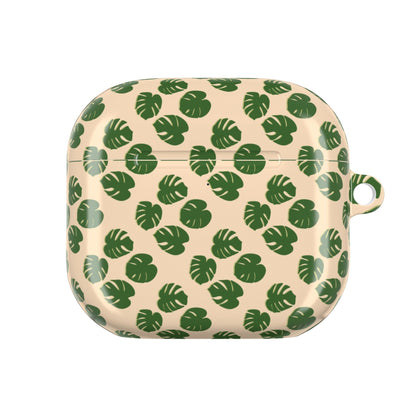 Monstera Pattern AirPod Case