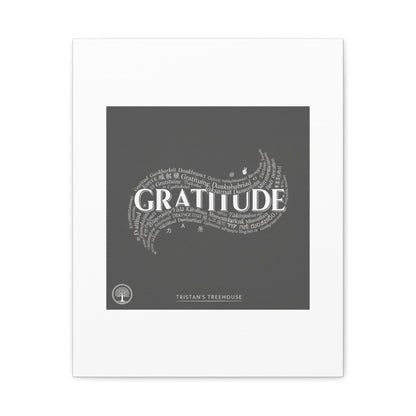 Gratitude Wall Art Matte Canvas | Tiny Treats, sweet uplifting print
