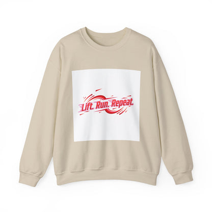Lift. Run. Repeat. Sweatshirt | Fitness Shirt, Gym Motivation Activewear