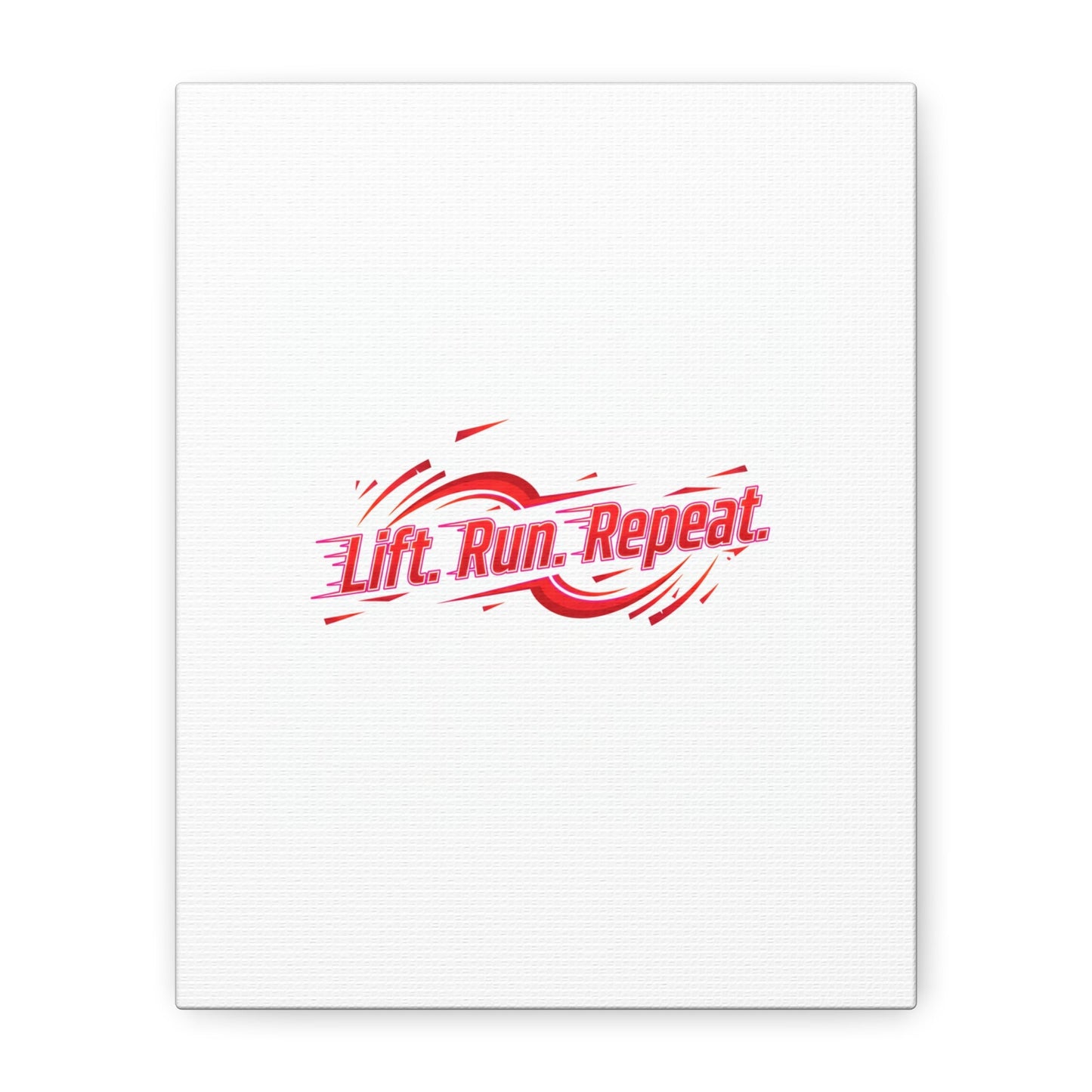 Lift Run Repeat Canvas | Fitness Wall Art, Gym Motivation
