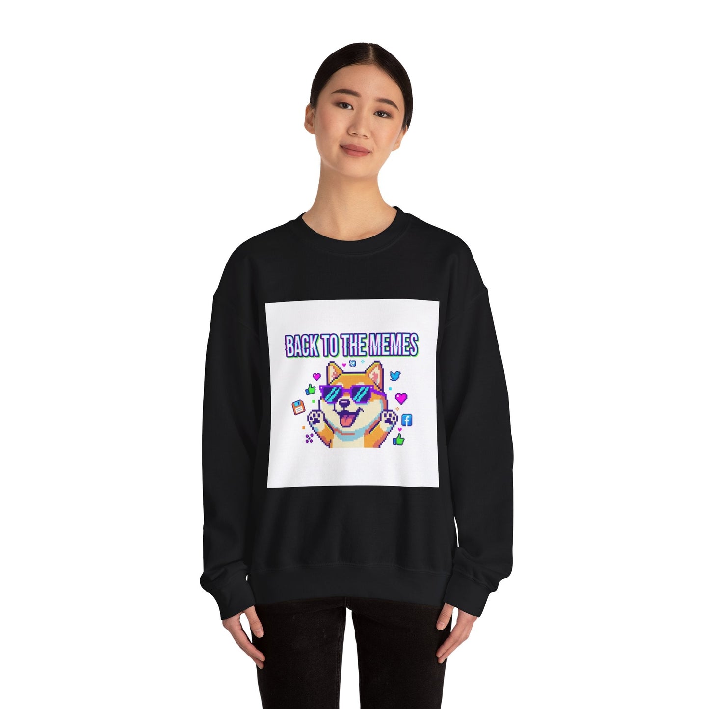 Back to the Memes Sweatshirt | 2000s Internet, meme throwback, nostalgia humor