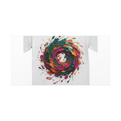Painterly Abstract Floral Swirl Canvas | Matte Stretched Canvas