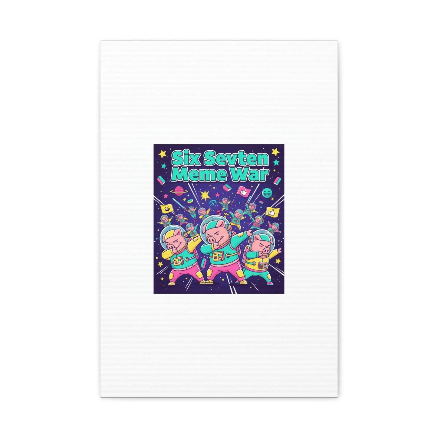 Six Sevven Meme War™ Canvas Tote | Nissspelled Edition