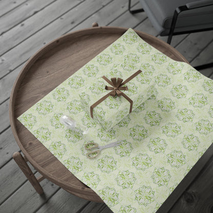 Snow Queen Pothos Wrapping Paper – Botanical Gift Wrap Roll
